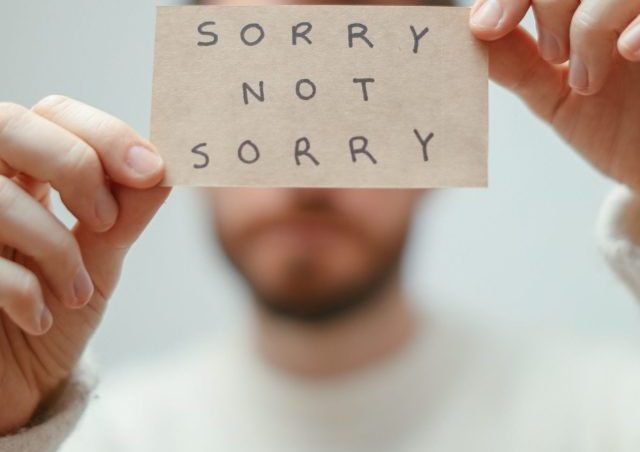 5 things you should never apologize for T