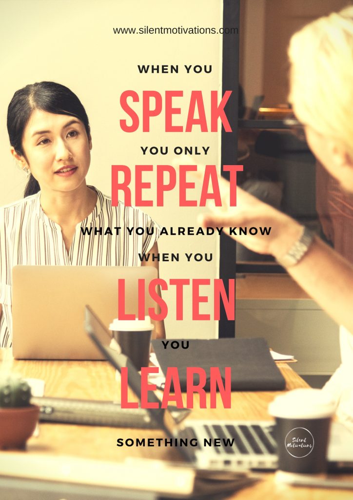 Best Quote: Listen and Learn