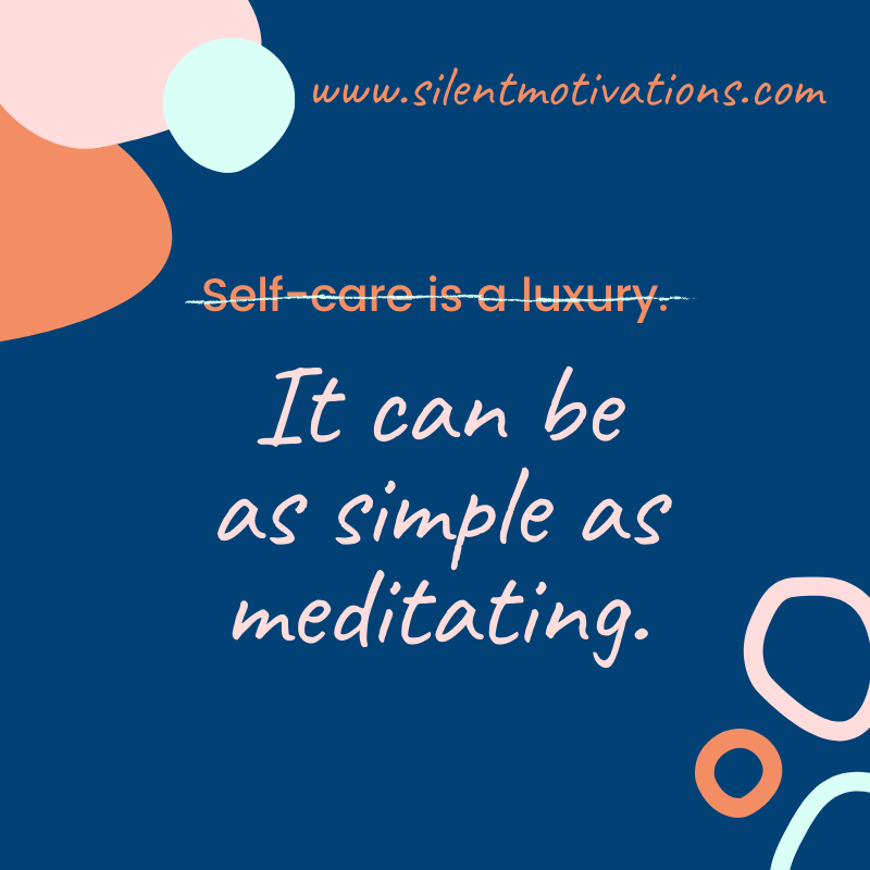 self-care and simplicity